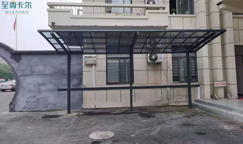 鋁合金自行車車棚設(shè)計(jì)圖？自行車棚圖片？